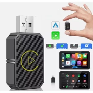 Wireless CarPlay Android Auto Adapter 2in1 Plug Play für iOS Android - DHL - Bild 1 von 15