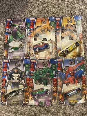 MGA 2006 Marvel Heroes Spider-Man Green Goblin Thing Wolverine Punisher Hulk Lot - Image 1 of 4