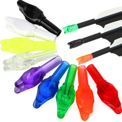 50X Archery Arrow Nocks Insert Plastic Tail ID6.2MM Shaft Bow Hunt Shooting DIY - Image 1 of 4