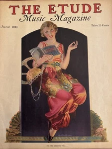DIE ETÜDE MUSIKZEITSCHRIFT JUNI 1933 TOP! - Bild 1 von 8