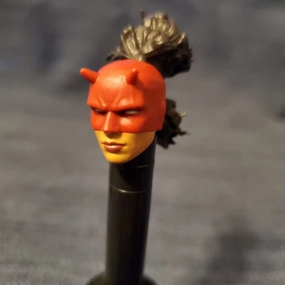 Leyendas Marvel Elektra Natchios Daredevil Cabeza Esculpida Parte Forraje Personalizada Foto 1 de 2