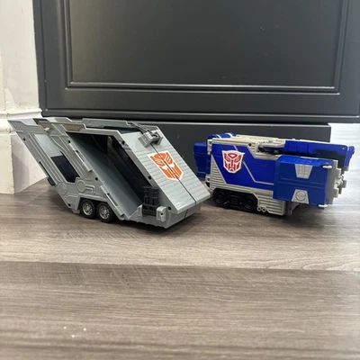 Lote 2002 Hasbro Transformers Armada Super Class Optimus Prime Trailer (x2) - Imagem 1 de 4