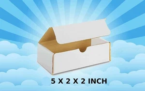 25 Pieces 5  X 2 x 2 ” Inch Shipping Mail Supply Storage Boxes Parts Craft Tool - Picture 1 of 2