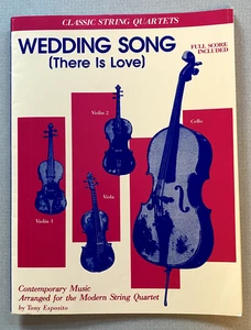 WEDDING SONG (There Is Love) - arranged for string quartet by Tony Esposito - Picture 1 of 3