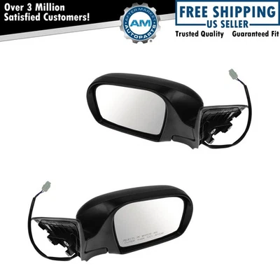 Par de espejos retrovisores texturizados eléctricos para conductor y pasajero para Subaru Impreza Outback WRX Foto 1 de 4