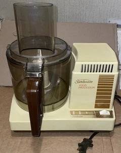 Sunbeam Mixmaster Food Processor Model 14056 1 Blade Tested Works Vintage - Picture 1 of 11