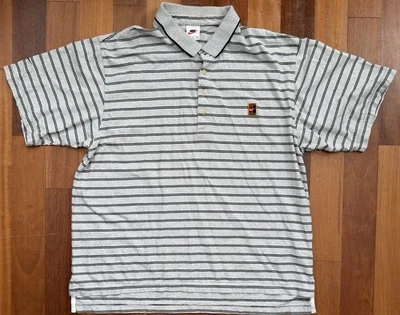 Camiseta polo vintage años 90 Nike Challenge Court tenis rayas para hombre talla GRANDE Foto 1 de 4