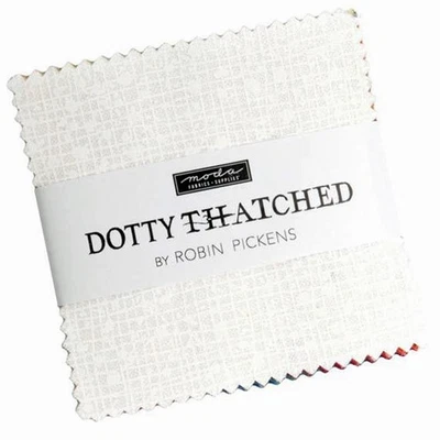 Dotty Thatched Mini 2.5" Charm Pack by Robin Pickens for Moda Fabrics - Image 1 of 2