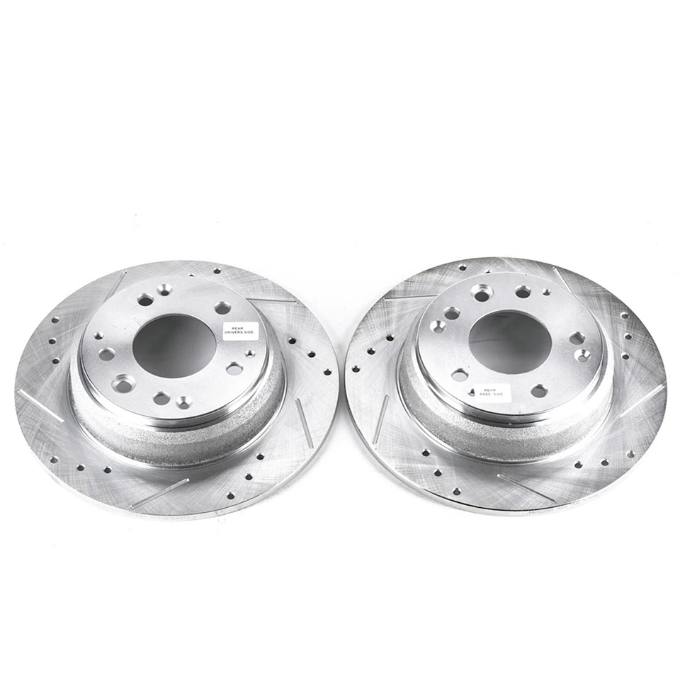 JBR529XPR Powerstop Brake Discs 2-Wheel Set Rear for Isuzu Oasis Acura RL Honda - Image 1 of 1