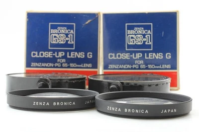 [Near MINT 2Set]Zenza Bronica 72mm C.U.L -1 -2 Close Up Lens For GS-1 From JAPAN - Image 1 of 4