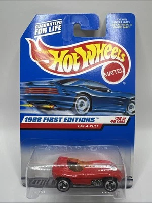 Hot Wheels 1998 First Editions Cat-A-Pult 38 of 40 #681 MOSC - Image 1 of 2