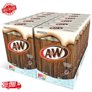 A&W, cerveza de raíz - mezcla de bebidas en polvo -6 unidades (paquete de 12) sin azúcar y delicioso - Imagen 1 de 7