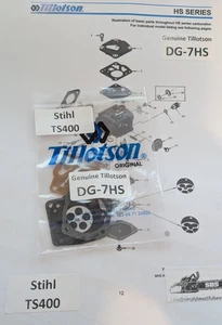 Stihl TS400 Disc Cutter Genuine Tillotson DG-7HS Carb Kit for HS279D Carburetors - Picture 1 of 2
