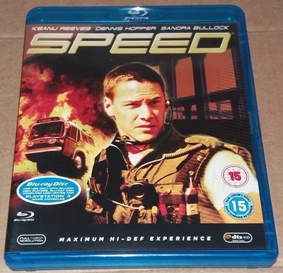 Speed (Blu-ray, 2007) Keanu Reeves, Classic 90's action-thriller, Region B - Image 1 of 3