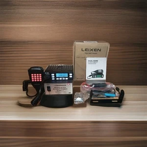 Open Box Leixen Compact UHF/VHF/FM 2-Way Radio/Dual Band/Spacesaver/Nice - Zdjęcie 1 z 11