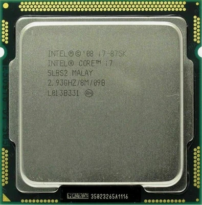 1st Gen Intel Core i7-875K LGA 1156 CPU Processor 2.93GHz 8M Cache Quad-Core - Image 1 of 2