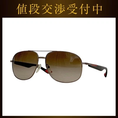 Gafas de sol PRADA Sport SPS50M 61 15 140 aviador marrón degradado metal Italia Foto 1 de 4