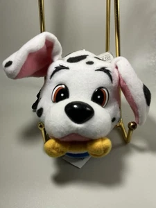 Vintage NWT Disney 101 Dalmations Monogram Products Plush Keychain Keyring Clip - Picture 1 of 4
