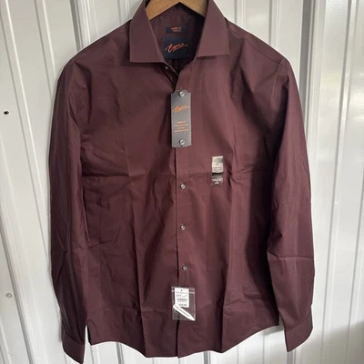 Egara Men’s Skinny Fit Stretch Dress Shirt Size 16-34/35 NWT - Image 1 of 4
