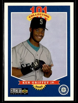 1997 Collector's Choice #244 Ken Griffey Jr. Mariners Baseball Card 2901N - Image 1 of 2