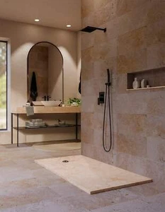 Piatto doccia Bagno in Pietra Marmo Giallo Sole | Stone Art - Foto 1 di 4