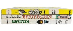 😅 3x Reitereien von Thewells - Cartoons im Bücherpaket Hardcover Sammlung RAR - Imagen 1 de 5