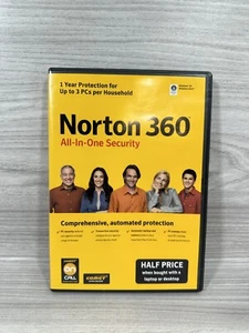 Norton 360 Version PC All-In-One Security preowned vintage Retro pc Build - Picture 1 of 3