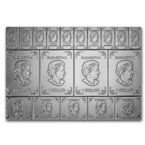 2018 2 oz Silver Bar - Royal Canadian Mint Maple Flex Bar (.9999 Fine) Sealed - Picture 1 of 4