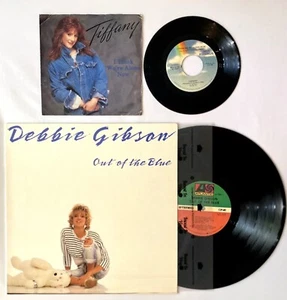 DEBBIE GIBSON Out of the Blue & TIFFANY I Think Were Alone Now ~ Lot 2 ~ EX Cond - Picture 1 of 12