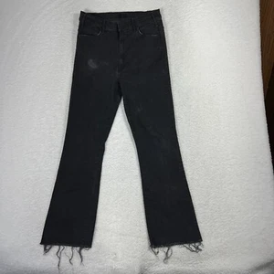 Mother Jeans Women 28 (27x26) The Hustler Ankle Frayed Not Guilty Wash Smudge* - Picture 1 of 12