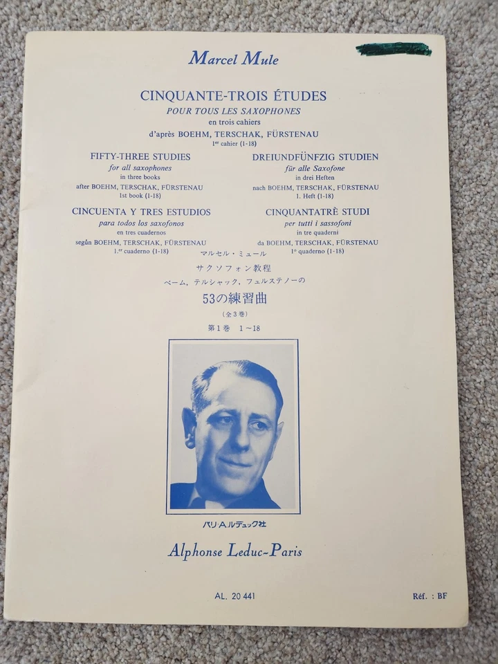 Cinquante-Trois (53) Etudes - Vol. 1 (1-18)  by Marcel Mule - Image 1 of 1