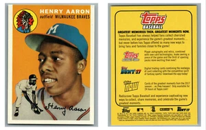 1954 Topps Rookie Reprint Hank Aaron Braves (x5) - Bild 1 von 1