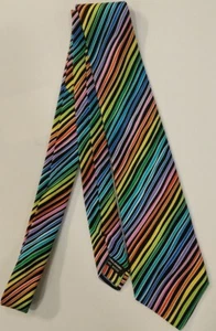 Vitaliano Silk Tie Men's Multi Color 100% Silk NWT FREE SHIPPING - Picture 1 of 1