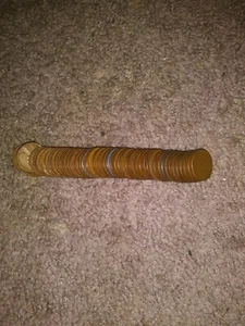 1940-49 Roll Of Pennies P & D Marks... Possible Errors?? - Picture 1 of 1
