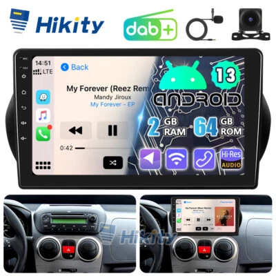 DAB+ 2+64GB Android 13 Radio Für Fiat Fiorino 225 Citroen Nemo Navi CarPlay WIFI - Bild 1 von 4