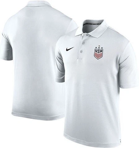 Medium Mens Nike US Soccer Polo Shirt 2019 USWNT World Cup Authentic Dri-Fit Cover