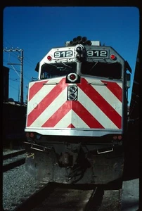 Original Rail Slide - Cal-Train 912 San Francisco CA 9-2-1989 - Picture 1 of 1