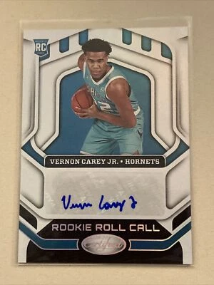 2020-21 Certified Rookie Roll Call Vernon Carey Jr #RR-VCA Rookie Auto RC - Image 1 of 2