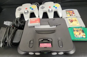 Lote de paquete de juegos de consola de sistema Nintendo 64 N64 con Zelda, Banjo, Rayman 2 + mo - Imagen 1 de 11