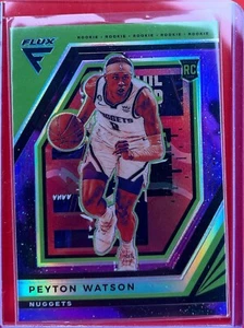 2023 Panini Flux #218 Peyton Watson Rookie Numbered #’d /75 - Bild 1 von 4