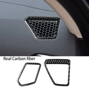 Carbon Fiber Dashboard Air Vent Outlet Trim Fit For BMW 3 Series G20 G28 19-2020 - Picture 1 of 10