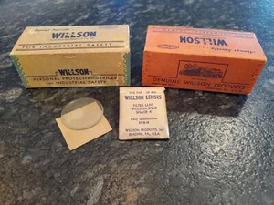 Vintage Box WILLSON Safety Goggle LENS CLEAR 50 MM - Picture 1 of 12