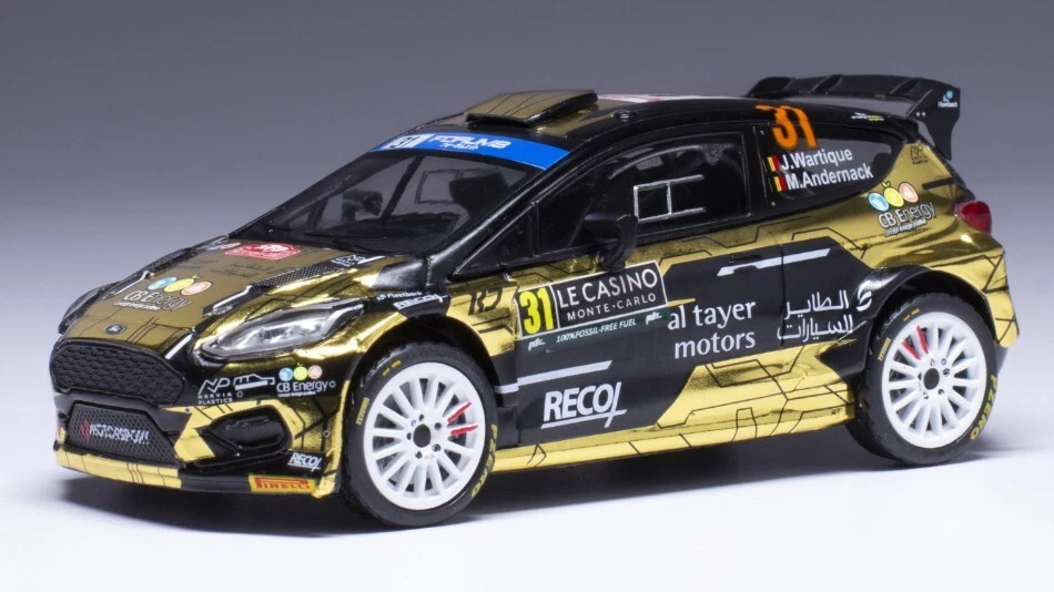 MODELLINO AUTO STATICO IXO FORD FIESTA #31 WARTIQUE RALLY MONTE CARLO 2024 1/43 - Immagine 1 di 1