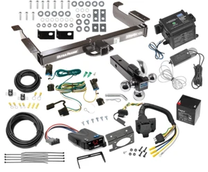 10K Trailer Hitch w/ Brake Control For 03-25 Express Savana +Breakaway & TriBall - Picture 1 of 11