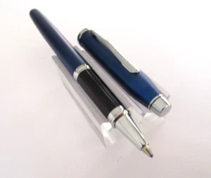STYLO ROLLER BILLE DE PRESTIGE CROSS CENTURY II BLEU MAT A77 - Picture 1 of 11