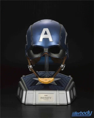 Killerbody Captain America 1:1 Helmet Mask Wearable W/Bluetooth Speaker Props - Image 1 of 4