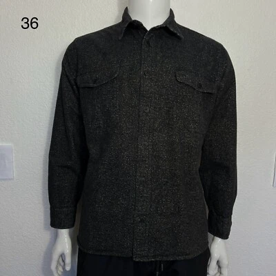 Freedom Foundry Dry Woods Co Men Flannel XL Heather Black Heavyweight outdoors - Image 1 of 4