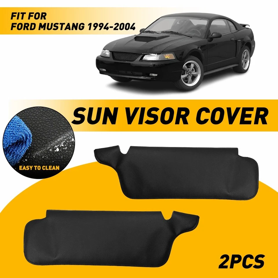Cubierta parasol conductor + pasajero ajuste lateral Ford Mustang 1994 1995 1996 1997-2004 Foto 1 de 4