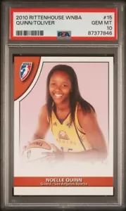 2010 Rittenhouse WNBA Noelle Quinn/Kristi Toliver PSA 10 Los Angeles Sparks - Picture 1 of 2