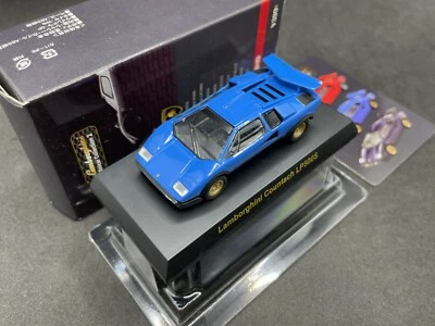 Kyosho 1/64 Lamborghini collection2 Countach LP500S Blue diecast model car 12C2 - Image 1 of 4